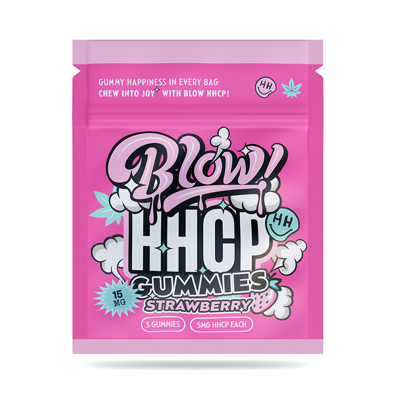 Blow Strawberry HHCP 15mg gummy THC gummy